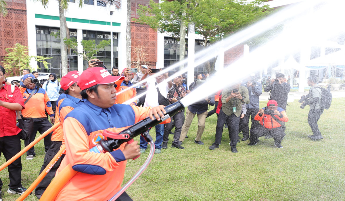 VIRAL! BNPB Satukan Kekuatan Hadapi Karhutla, Apel Siaga Digelar di Kalimantan Barat